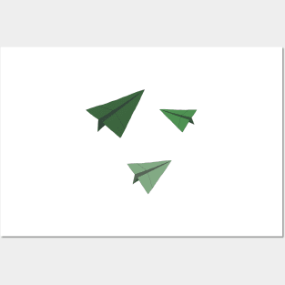 Paper Planes Sticker Pack Forest Green Posters and Art